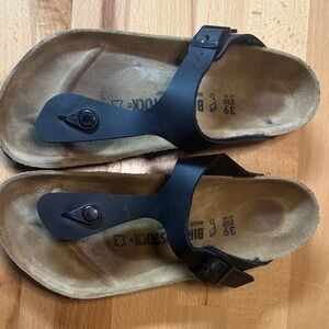 Birkenstock Black Thong Sandals